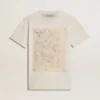 Weißes Damen-Hemd mit Blumenprint